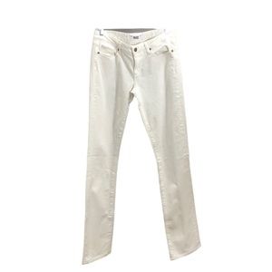 PAIGE Optic White Skyline Straight Leg Jean